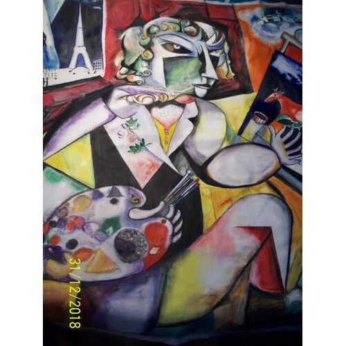 Copie De Autoportrait Aux Sept Doigts De Chagall