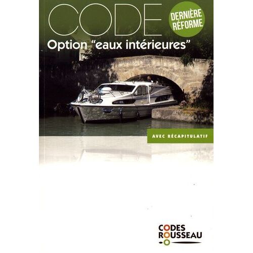 Code Option 'eaux Intérieures - Edition 2016