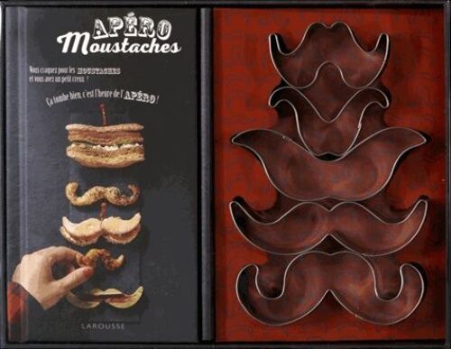 Apéro Moustaches - Avec 5 Emporte-Pièces En Forme De Moustache