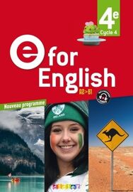 E For English 4e A2>B1