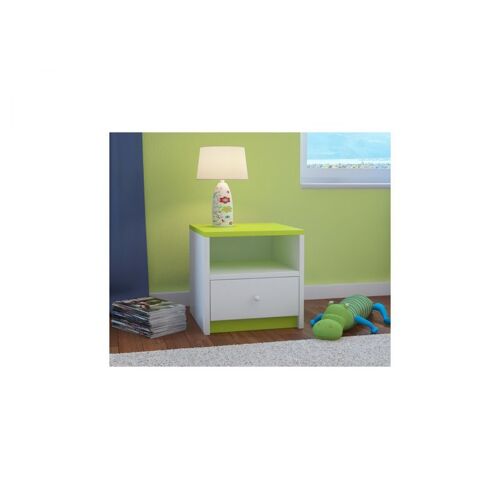 Table de chevet babydreams verte