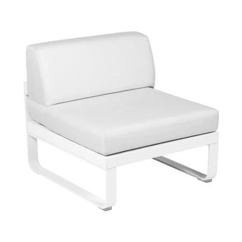 Fermob - Module Fauteuil Moyen Bellevie - 01 Blanc Coton - Blanc Grisé - Blanc