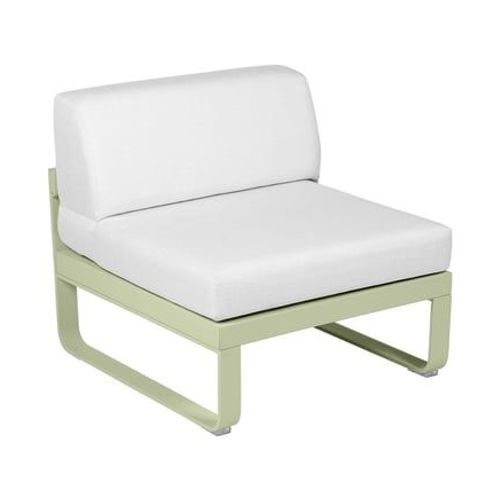 Fermob - Module Fauteuil Moyen Bellevie - 65 Vert Tilleul - Blanc Grisé - Vert