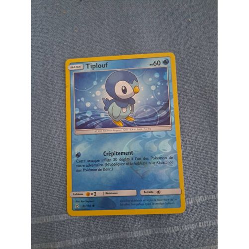 Une Carte Pokémon De Tiplouf