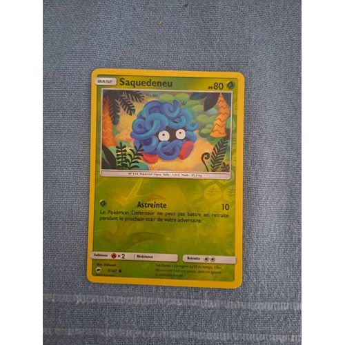 Une Carte Pokémon De Saquedeneu