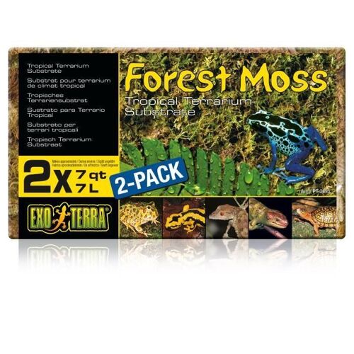 Exo-Terra Mousse De Foret - 500 G - Pour Reptile Ou Amphibien