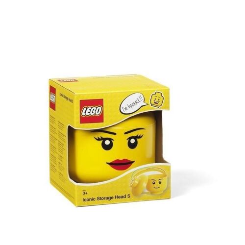 LEGO Tete de rangement - 40311725 - Empilable - Jaune