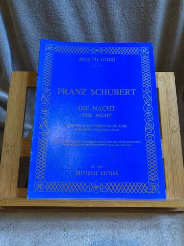 Franz Schubert Die Nacht Partition Chant Guitare Schlechta Éditions Universal
