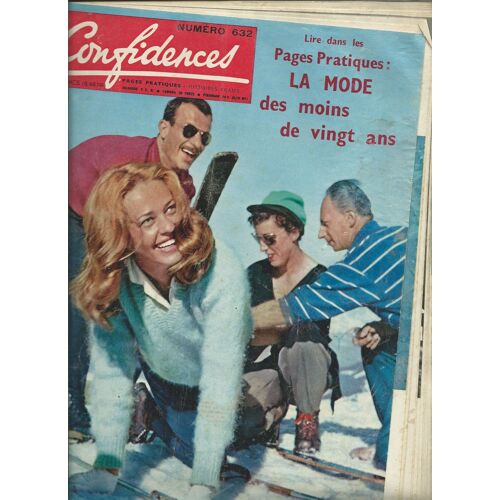 Confidences Histoires Vraies De 1959, André Maurois, Maria Lodi, Anne Serg Golon, Paul Dupré, Rip Kirby N°, 632
