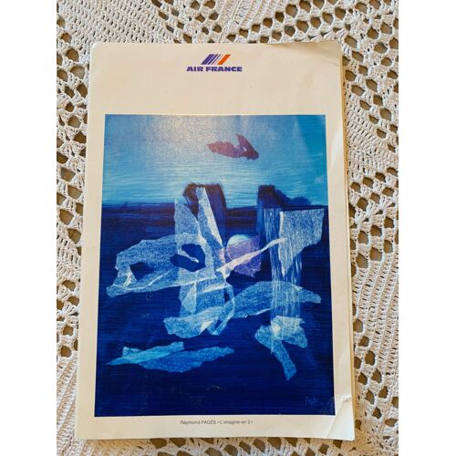 Menu Air France Raymond Pagès LImagine-Air 2