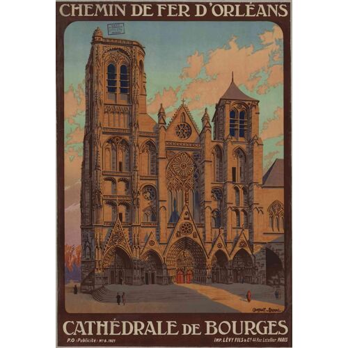 Affiche Cathédrale De Bourges