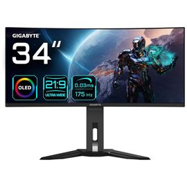 Gigabyte Moniteur De Jeu Courbé Oled Wqhd Mo34wqc2 De 34" - 3440x1440