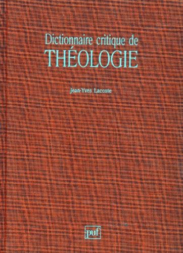 Dictionnaire Critique De Théologie