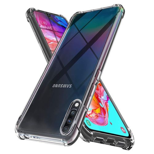 Etui Transparent Pour Samsung Galaxy A70 Coque Coque Gel De Protection En Tpu Coque Gel Invisible Bumper Avec Bords Renforcés Smartphone 2019 - Accessoires Pochette Xeptio Case
