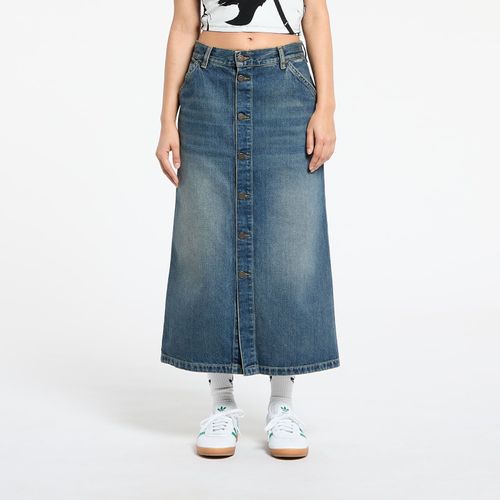 Jupe Carhartt Wip W' Marvin Skirt Blue Worn Used Wash Xs