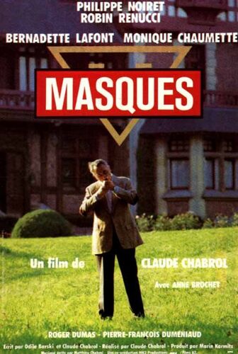Masques - 1987 - Philippe Noiret, Robin Renucci - 40x60cm - Affiche Cinéma Originale - Envoi Plié