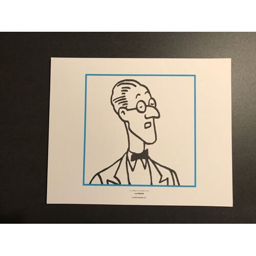 Tintin - Personnage / La Presse - 19,5x24cm - Affiche / Poster Envoi En Tube