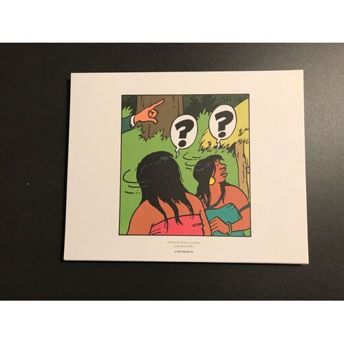 Tintin - ?? - 19,5x24cm - Affiche / Poster Envoi En Tube