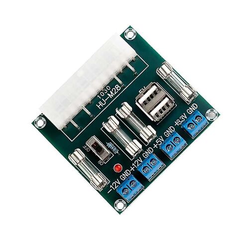 Xh m229 Computer Powers Carte Adaptatrice 24 broches Atx Module de prise de bureau avec Usb Interface Atx Pouvoirs