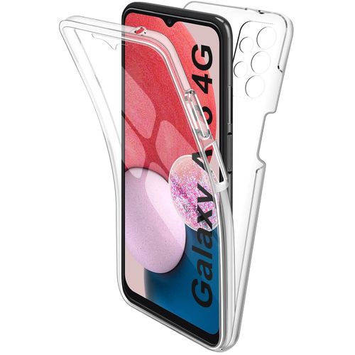 Coque Pour Samsung Galaxy A13 4g - Housse Etui 360 Integrale Transparent 2 Parties Avant Arriere Emboitable [Phonillico]