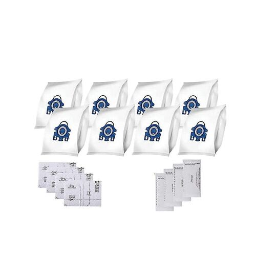 Pack De 8 sacs d'aspirateur 3D Convient Pour Aspirateur Gn S2000 S5000 S8000 Series, Complet