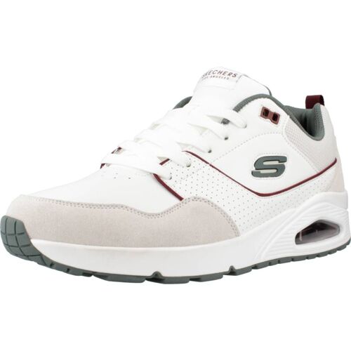 Skechers Baskets En Cuir Uno Retro One, Blanc - 46