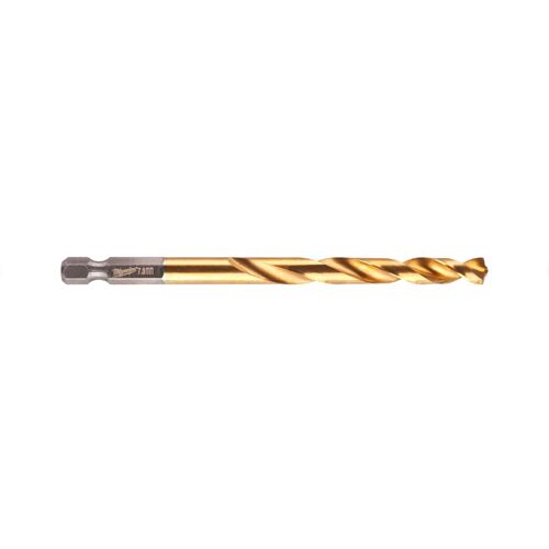 Foret métaux - SHOCKWAVE HSS-G TIN RED HEX 7 MM - 1 PC - MILWAUKEE - 48894717