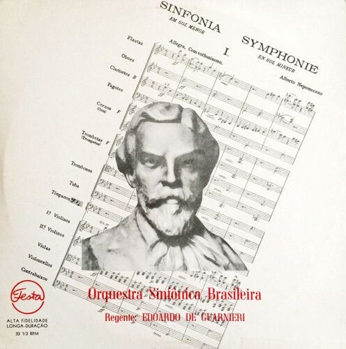 L P 33 Trs Vinyle Orquestra Sinfonica Brasileira Con Edoardo De Guarnieri 1962 Sinfonia En Sol Mineur De Alberto Nepomuceno Brasil