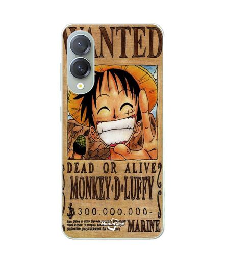 Coque Pour Samsung Galaxy S25 Edge One Piece Wanted Poster Monkey D. Luffy