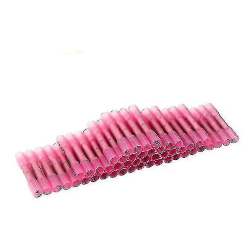 Métal Thermorétractable Tube Connecteur Thermorétractable Ensemble Cosses Imperméable à L'eau Bornes Électriques Étanches Pour Automobile Ferroviaire Nautique Industrie 50 Pcs