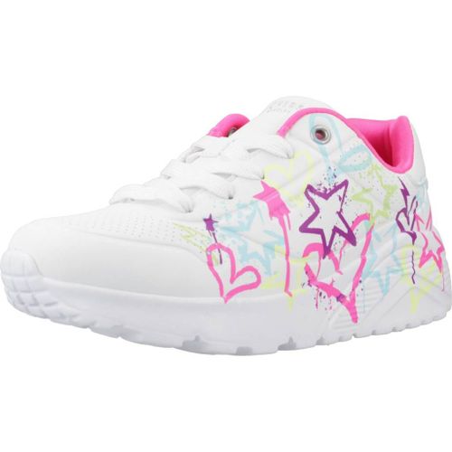 Skechers Uno Lite My Drip Colour Blanc