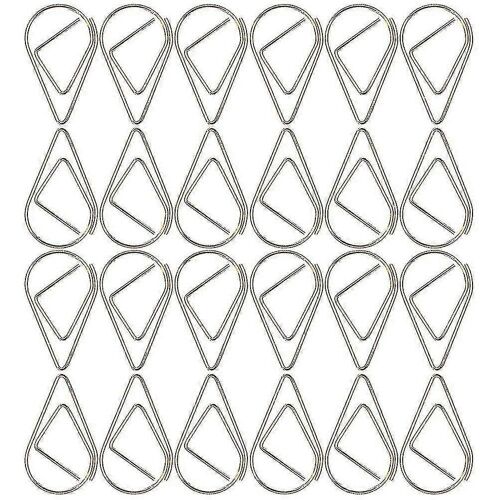 100 Pcs Trombonesgouttelettes Trombonescréatifspaperclipsdocumentation Trombones