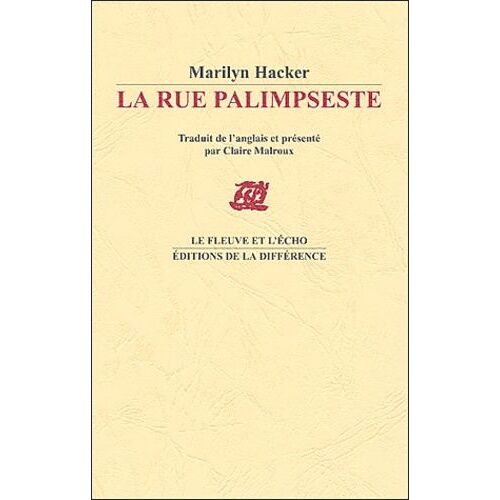 La Rue Palimpseste - Edition Bilingue Français-Anglais