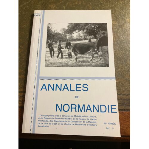 Annales De Normandie, Décembre 2005.