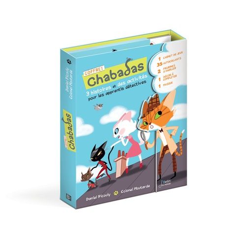 Coffret Chabadas - 3 Histoires Et Des Activités Pour Les Apprentis Détectives