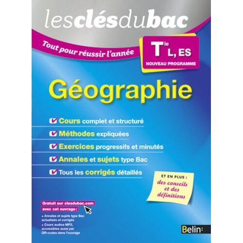 Géographie Tle L, Es