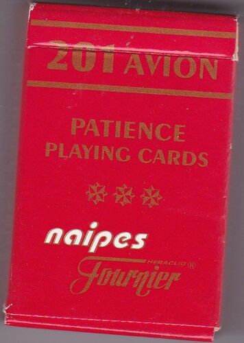 Jeu De Cartes 201 Avion Patience Rouge