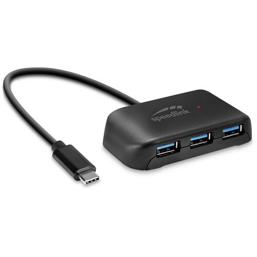 SPEEDLINK SNAPPY EVO USB-C Hub, 4-Port, USB C, USB 3.0, USB 3.1 Gen 1, USB 3.2 Gen 1 (5 Gbit-s)