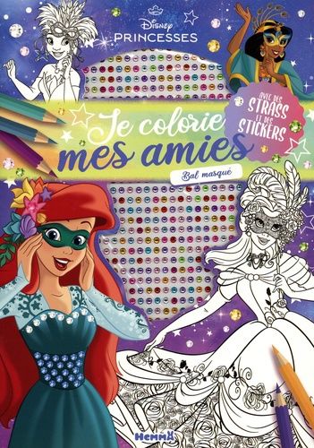 Disney Princesses Bal Masqué - Avec Des Strass Et Des Stickers