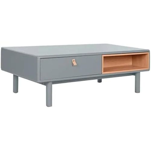 Table Basse - Home Esprit - Rectangulaire - Bois Mdf - 120 X 60 X 40 Cm - Multicolore