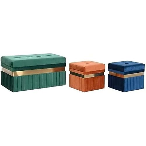 Banquette - Dkd Home Decor - Standard - Bois Mdf - Couleurs Variées - 93x47x45 Cm