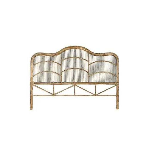 Vmo Home - Tête De Lit En Rotin Naturel 178x4x128 Largeur: X Profondeur: X Hauteur: