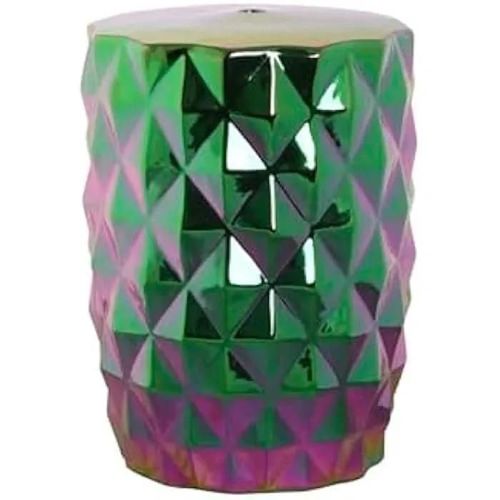 Table D'appoint - Home Esprit - Multicolore - Porcelaine - 33 X 33 X 45 Cm - Petit Meuble Complément