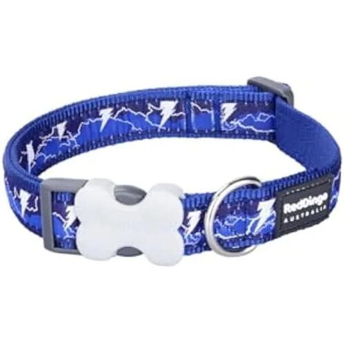 Collier Pour Chien - Red Dingo - Style Lightning - Multicolore - 25x4,2x2 Cm - Bleu Marine