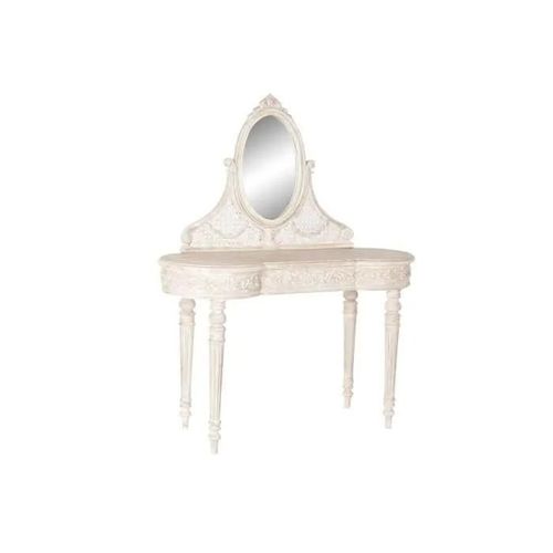 Coiffeuse Blanc Bois De Manguier Bois Mdf (114 X 44 X 141 Cm)