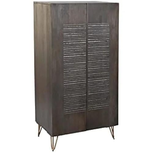 Armoire - Dkd Home Decor - Bois De Manguier - 2 Portes - 70x45x142 Cm - Montage Facile