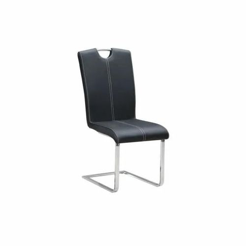 Chaise De Salle À Manger - Marque - Modèle - Noir - Métal - Polyuréthane