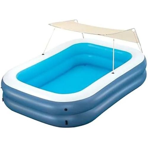 Piscine familiale gonflable Summer Bliss¿ avec parasol 2,54 m x 1,78 m x 1,40 m