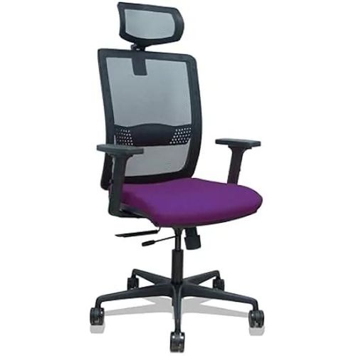 Chaise - Piqueras Y Crespo - Haches - Tissu Bali - Violet - Réglable En Hauteur