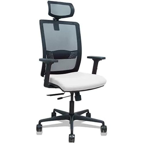 Chaise Haches - Piqueras Y Crespo - Blanc - Polyuréthane - Tissu Bali - Réglable En Hauteur